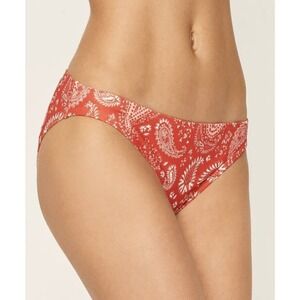 NWT MICHAEL KORS Womens Coral Stretch Bikini Swimsuit Bottom Small Geranium 2021